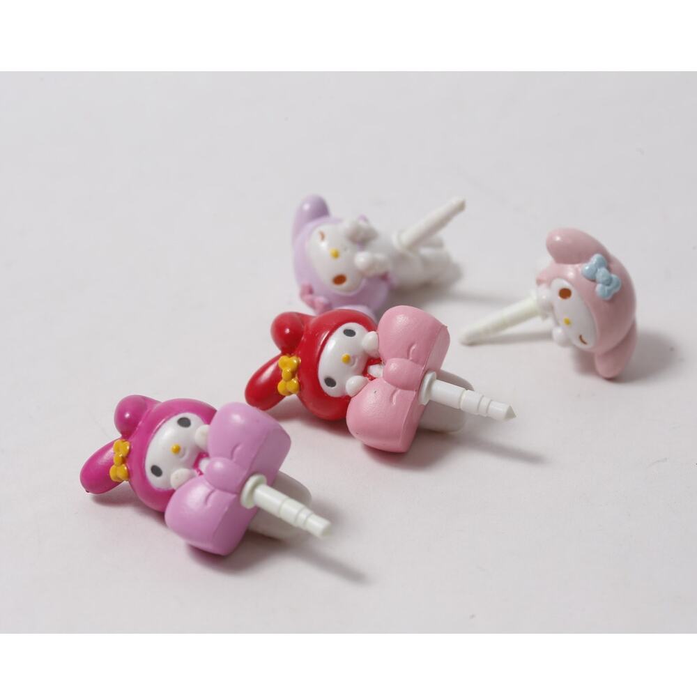 2013 Sanrio My Melody Earphone Jack Figurine Phone Accessory Lot ~260826-WH 1314